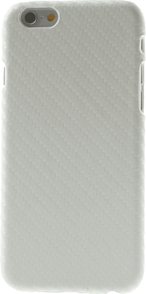 Apple iPhone 6S kemény hátlap karbon mintás fehér