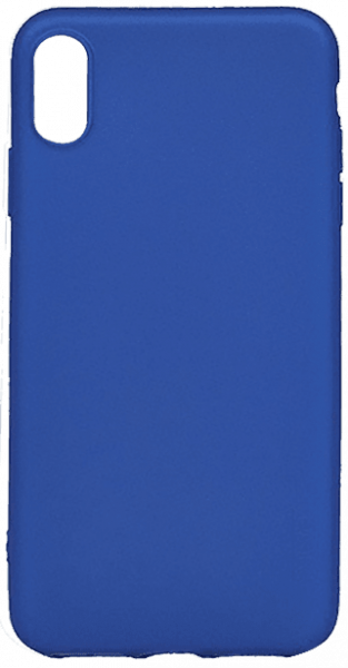 Apple iPhone XS Max szilikon tok gyári X-LEVEL ultravékony sötétkék