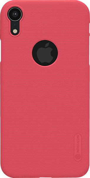 Apple iPhone XR kemény hátlap gyári NILLKIN logo kivágás gumírozott-érdes felületű piros