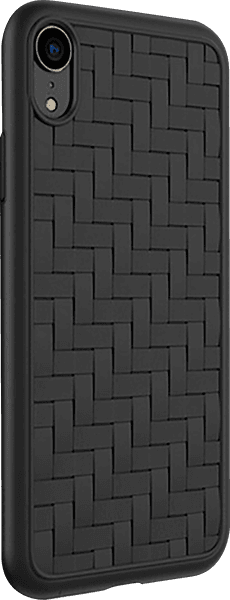 Apple iPhone XR szilikon tok gyári HOCO fonott minta fekete