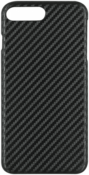 Apple iPhone 8 Plus szilikon tok karbon mintás fekete