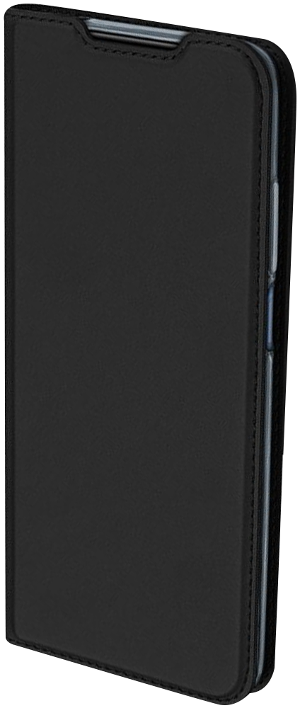 Apple iPhone XR oldalra nyíló flipes bőrtok elől-hátul mágneses fekete