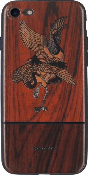 Apple iPhone 7 kemény hátlap fa mintás madárral