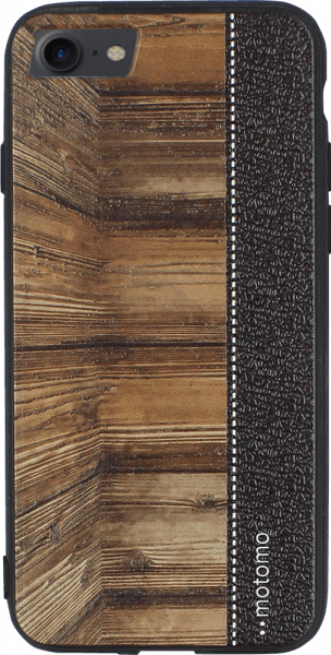 Apple iPhone 7 kemény hátlap bőrhatású fa mintás