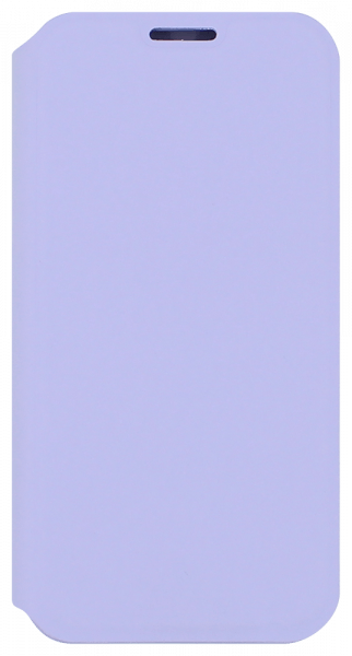 Apple iPhone 12 oldalra nyíló flipes bőrtok lila