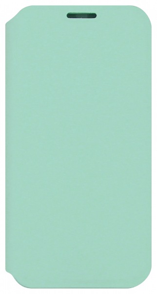 Apple iPhone 12 Pro Max oldalra nyíló flipes bőrtok bankkártya tartó türkiz