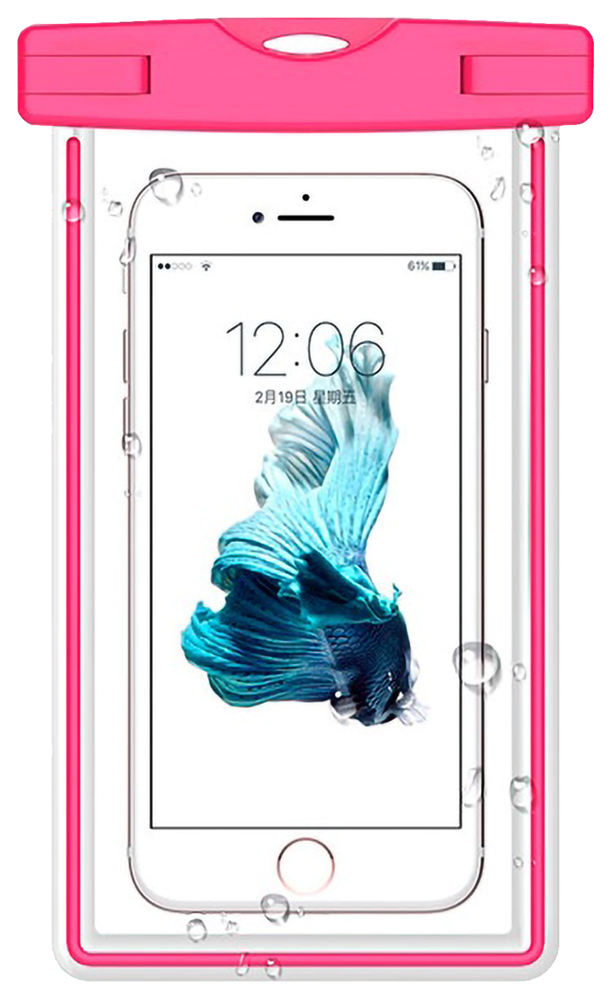 Apple iPhone 8 Plus vízálló tok Devia Ranger univerzális rózsaszín