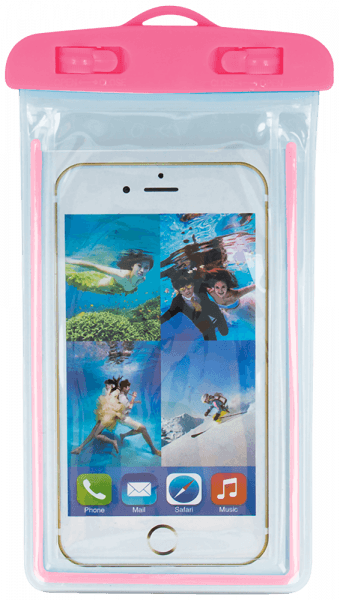 Apple iPhone SE (2020) vízálló tok univerzális fluoreszkáló rózsaszín