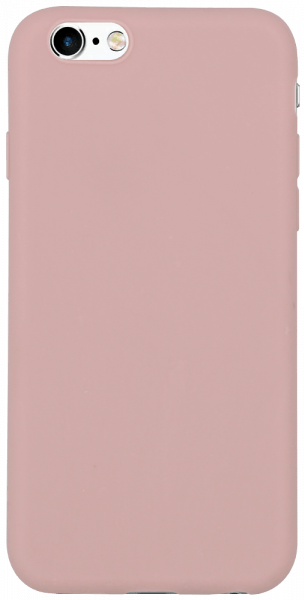 Apple iPhone 6S szilikon tok matt púderszínű