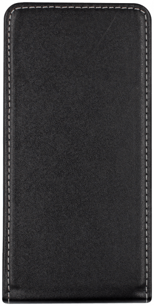 Apple iPhone 7 Plus lenyíló flipes bőrtok fekete