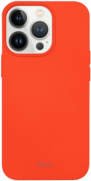 Apple iPhone 13 Pro szilikon tok gyári ROAR barackszínű
