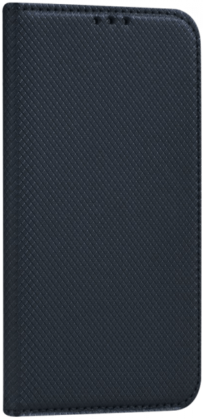 Apple iPhone 13 Mini oldalra nyíló flipes bőrtok rombusz mintás fekete