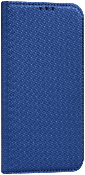 Apple iPhone 13 Pro oldalra nyíló flipes bőrtok rombusz mintás sötétkék