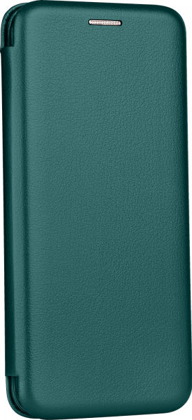 Apple iPhone 13 Mini oldalra nyíló mágneses flipes bőrtok prémium minőség sötétzöld
