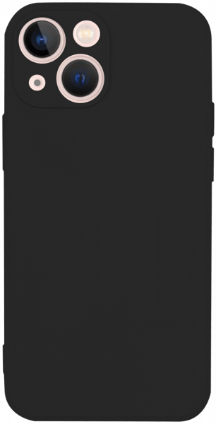 Apple iPhone 13 Mini szilikon tok kameravédővel matt fekete