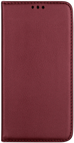 Apple iPhone 11 Pro Max oldalra nyíló flipes bőrtok asztali tartó funkciós bordó