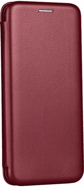 Apple iPhone 7 oldalra nyíló mágneses flipes bőrtok prémium minőség bordó