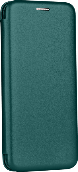 Apple iPhone 11 Pro Max oldalra nyíló mágneses flipes bőrtok prémium minőség sötétzöld
