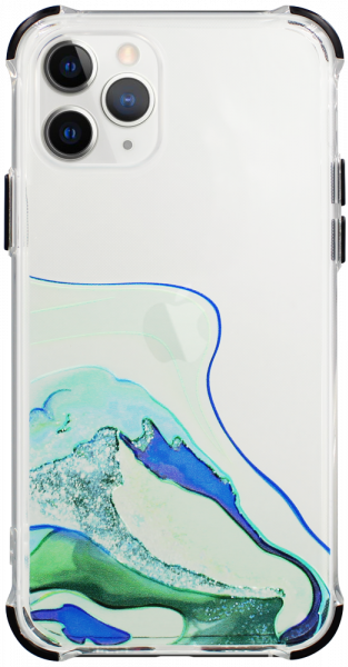 Apple iPhone 11 Pro extra ütésálló Akvarell TPU telefontok