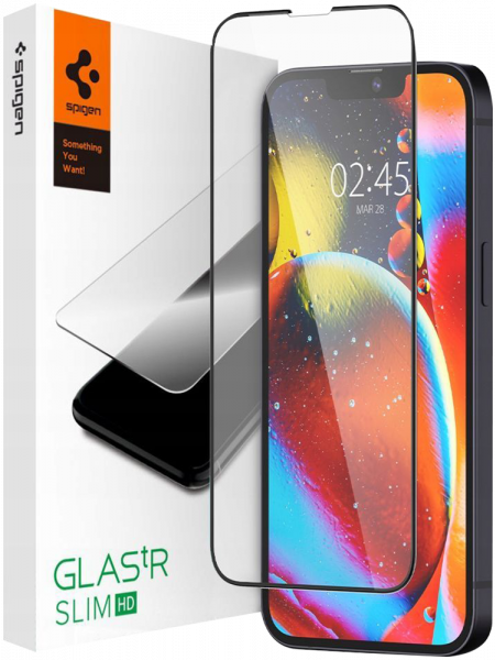 Apple iPhone 13 Pro Max edzett üvegfólia gyári SGP fekete