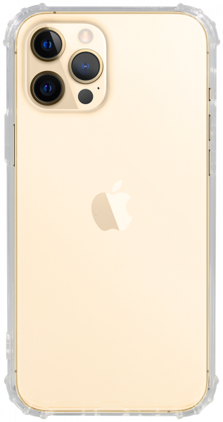 Apple iPhone 12 Pro szilikon tok közepesen ütésálló légpárnás sarok  átlátszó