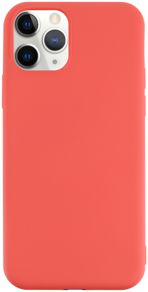 Apple iPhone 11 Pro szilikon tok matt barackszínű