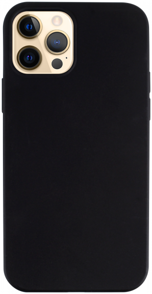 Apple iPhone 12 Pro szilikon tok matt fekete
