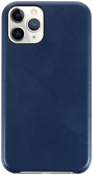 Apple iPhone 11 Pro kemény hátlap bőrhatású sötétkék