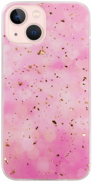 Apple iPhone 13 Mini kemény hátlap Gold Glam Pink