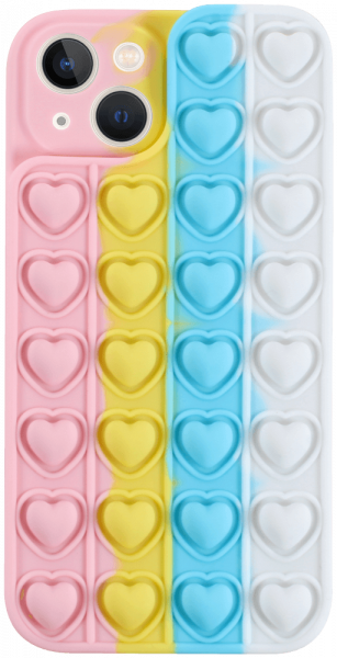 Apple iPhone 13 szilikon tok Heart Pop It