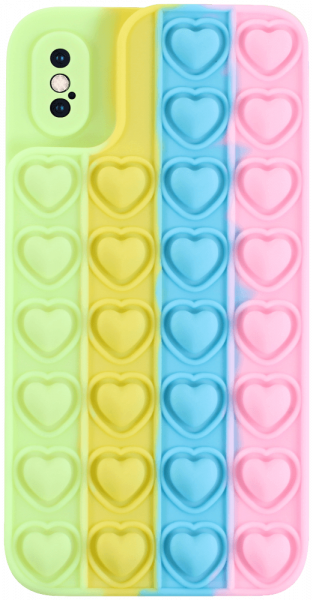 Apple iPhone XS szilikon tok Heart Pop It