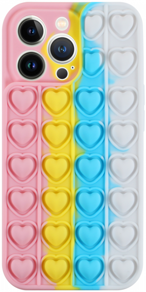Apple iPhone 13 Pro szilikon tok Heart Pop It