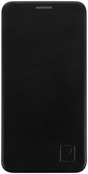 Apple iPhone X lenyíló mágneses flipes bőrtok prémium minőség fekete