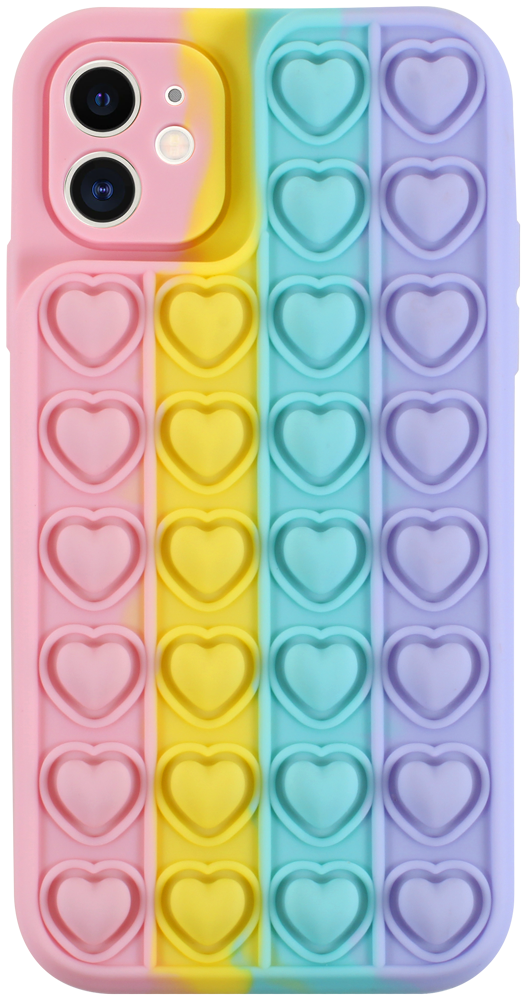 Apple iPhone 11 szilikon tok Heart Pop It