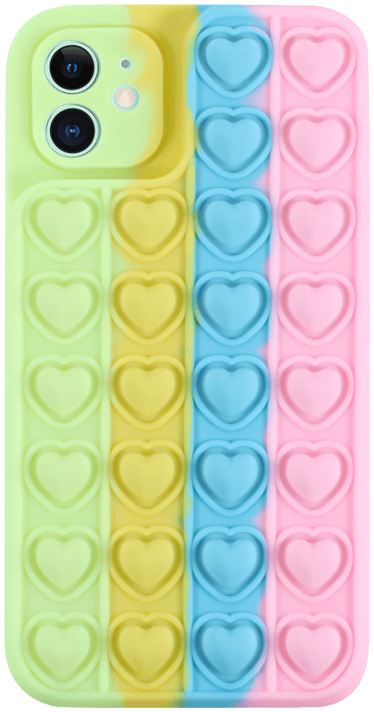 Apple iPhone 11 szilikon tok Heart Pop It