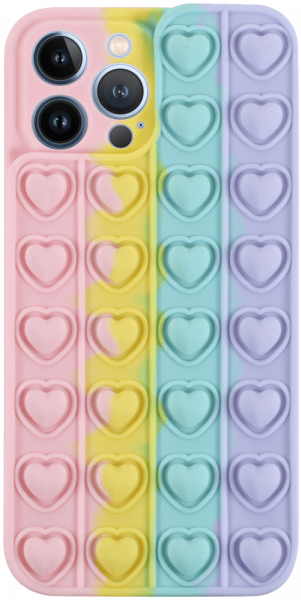 Apple iPhone 13 Pro Max szilikon tok Heart Pop It