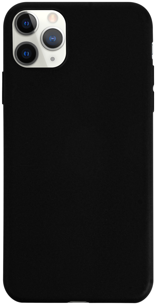Apple iPhone 11 Pro Max szilikon tok matt fekete