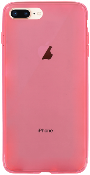 Apple iPhone 8 Plus szilikon tok ultravékony átlátszó rózsaszín