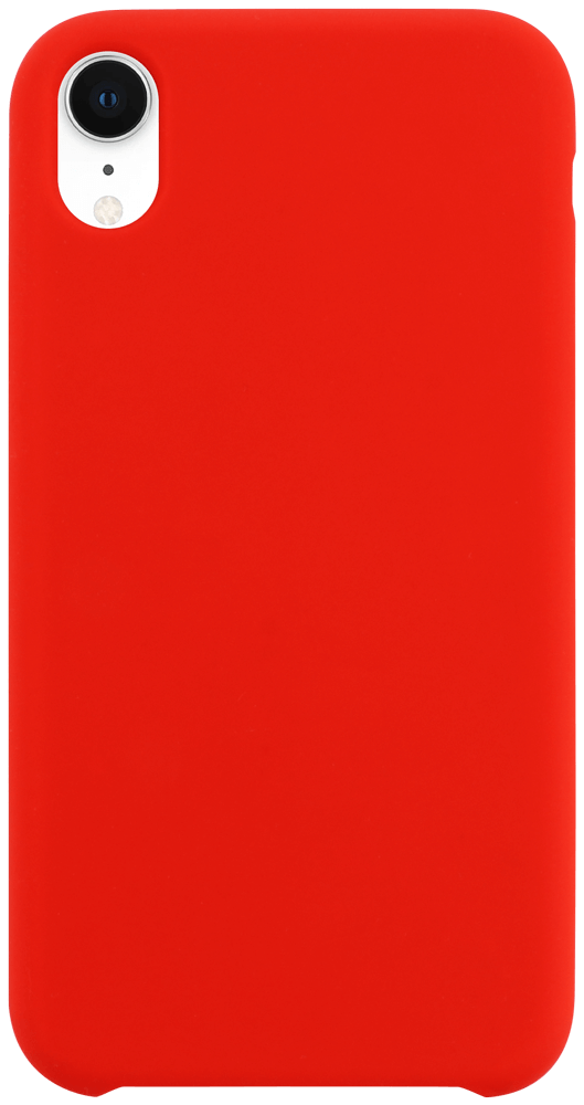 Apple iPhone XR kemény hátlap gumírozott piros