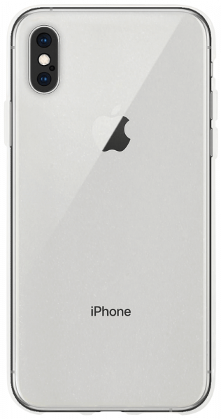 Apple iPhone X szilikon tok közepesen ütésálló kameravédővel átlátszó