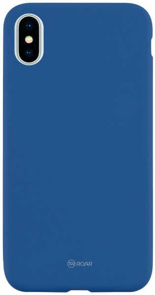 Apple iPhone X szilikon tok gyári ROAR sötétkék