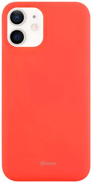 Apple iPhone 12 szilikon tok gyári ROAR barackszínű