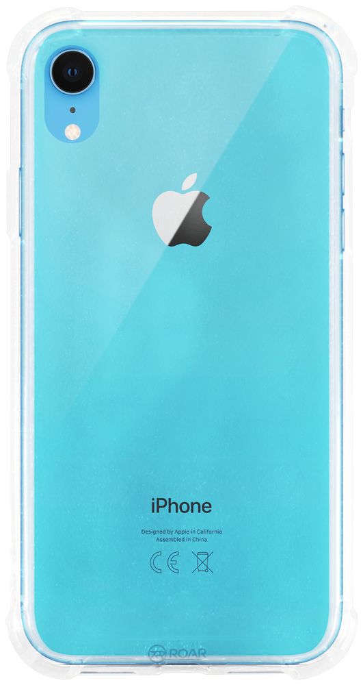 Apple iPhone XR kemény hátlap gyári ROAR légpárnás sarok átlátszó