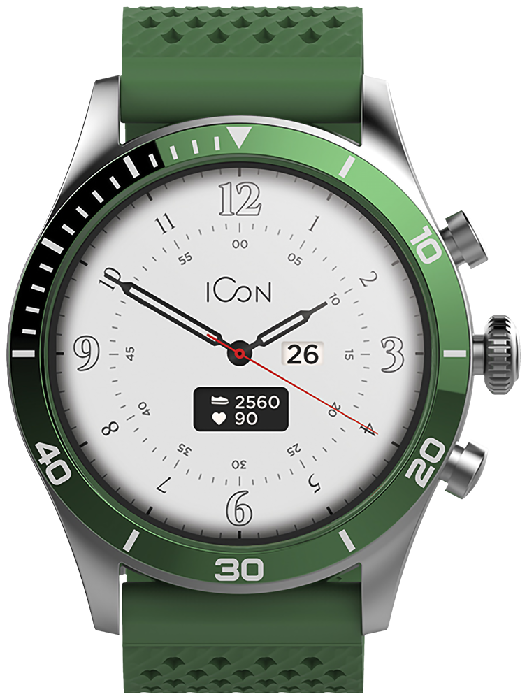 Apple iPhone 14 Plus okosóra FOREVER ICON AW-100 férfi zöld