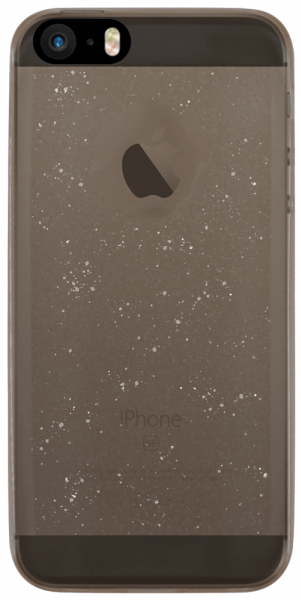 Apple iPhone 5S szilikon tok csillogó szürke