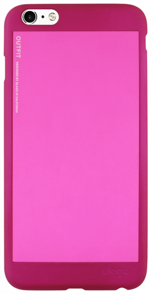 Apple iPhone 6 Plus kemény hátlap fém hátlappal rózsaszín