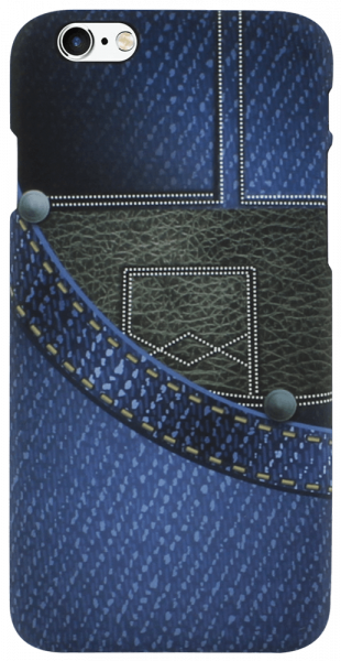 Apple iPhone 6S kemény hátlap farmer mintás kék