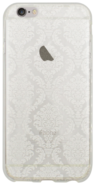 Apple iPhone 6S szilikon tok damaszkuszi virágminta átlátszó