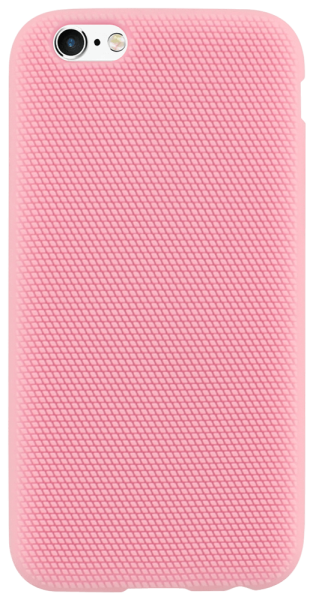 Apple iPhone 6 szilikon tok 3D mintás babarózsaszín