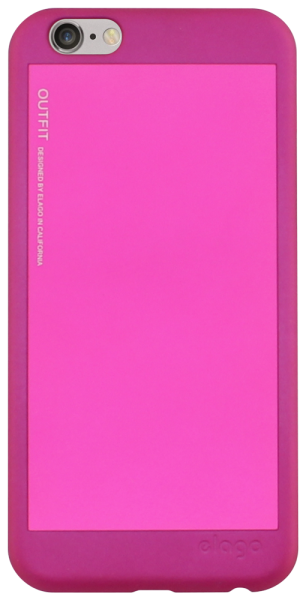 Apple iPhone 6 kemény hátlap fém hátlappal rózsaszín